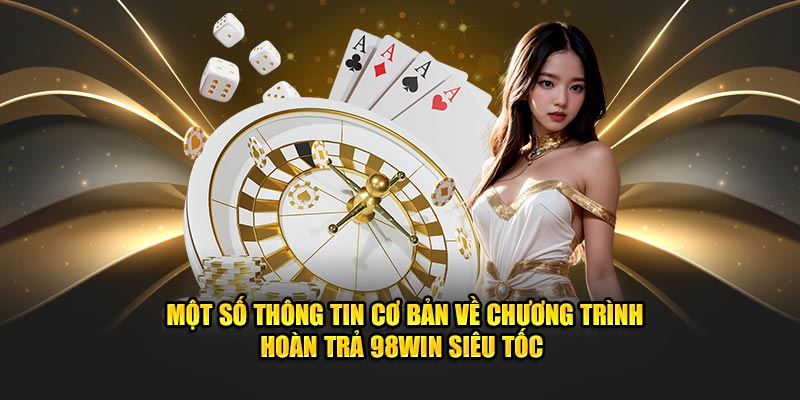 Hoàn Trả 98Win Siêu Tốc - Tăng Vốn Gấp Đôi Nhanh Chóng 2 Một số thông tin cơ bản về chương trình hoàn trả 98Win siêu tốc
